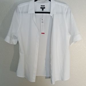 Talbots NWT Blouse in Crisp White